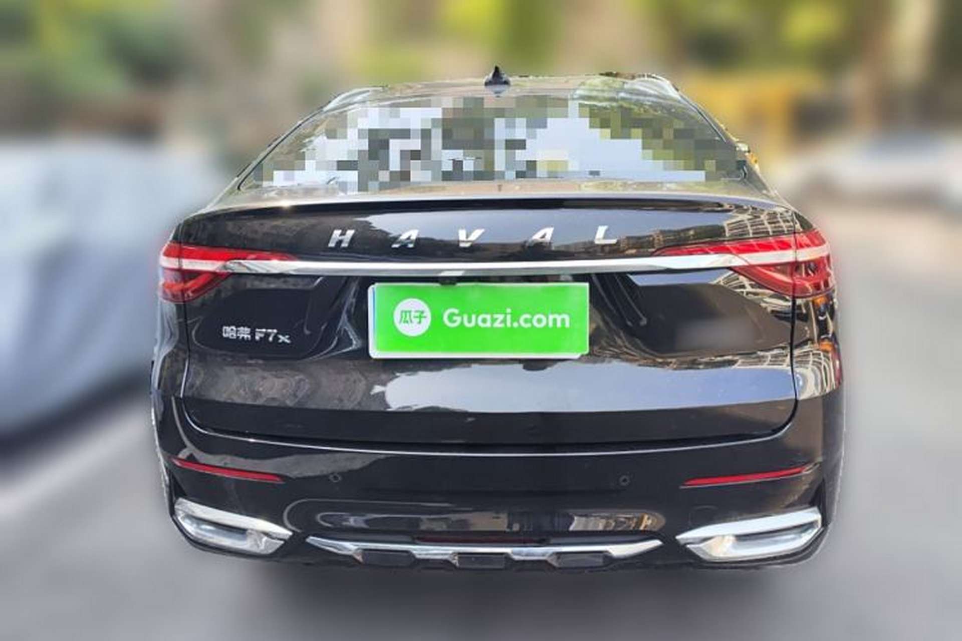 Used Haval F7x 2021 1.5T Two-Wheel Drive Smart & Trendy Edition Rear