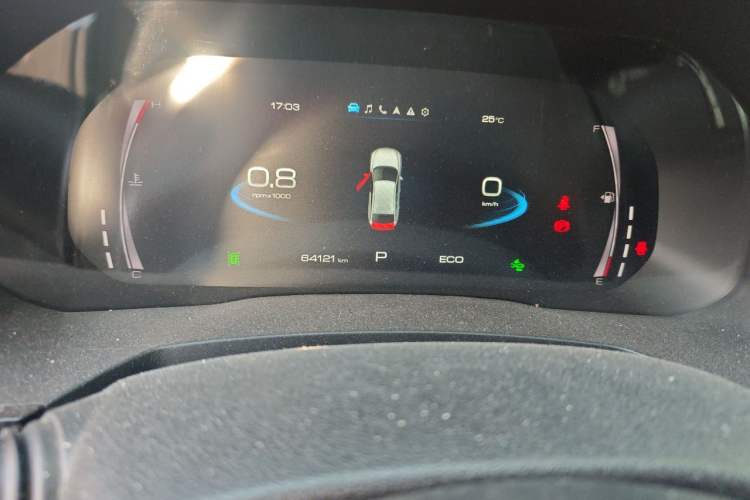 Used Haval F7x 2021 1.5T Two-Wheel Drive Smart & Trendy Edition Odometer Close Up