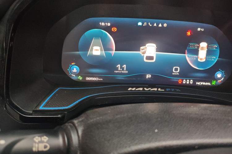 Used Haval F7x 2021 2.0T Two-Wheel Drive Intelligent Technology Edition Odometer Close Up