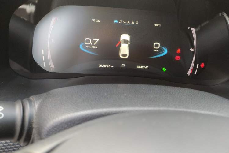 Used Haval F7x 2021 1.5T Two-Wheel Drive Smart & Trendy Edition Odometer Close Up