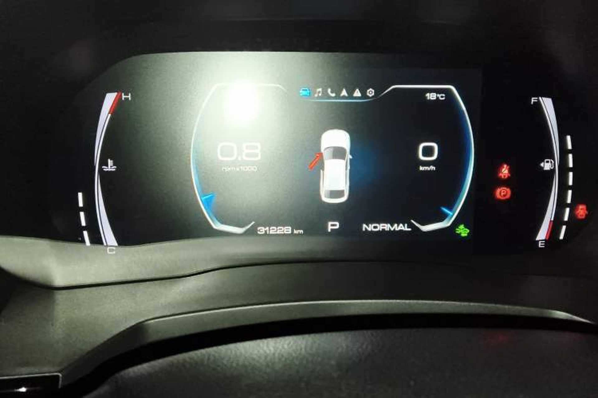 Used Haval F7x 2021 2.0T Two-Wheel Drive Smart & Trendy Edition Odometer Close Up