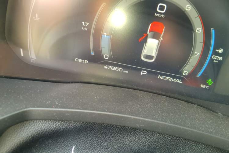 Used Haval F7x 2021 2.0T Two-Wheel Drive Smart & Trendy Edition Odometer Close Up