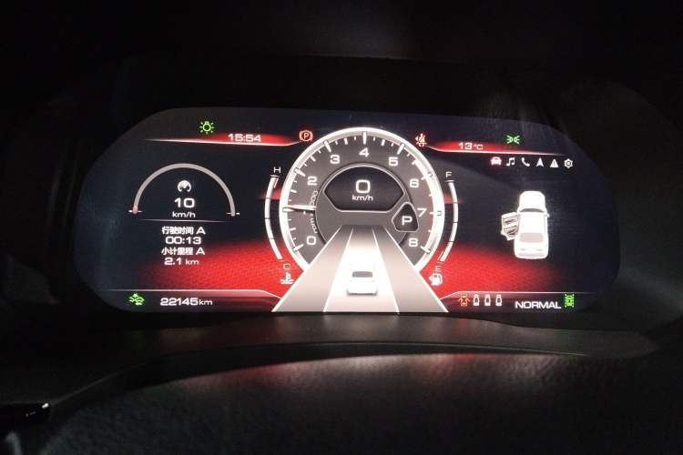 Used Haval F7x 2021 1.5T Two-Wheel Drive Smart Technology Edition Instrument Cluster