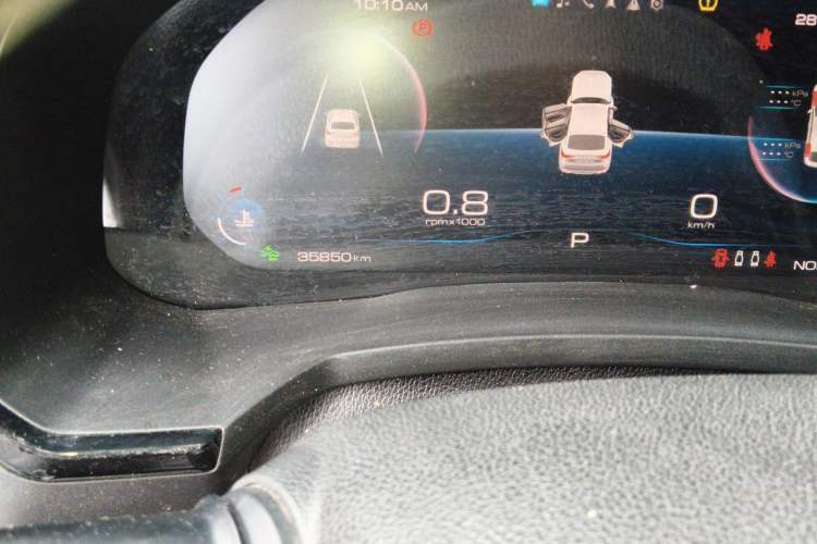Used Haval F7x 2021 1.5T Two-Wheel Drive Smart Technology Edition Odometer Close Up