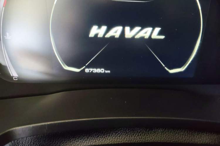 Used Haval F7x 2021 1.5T Two-Wheel Drive Smart & Trendy Edition Odometer Close Up