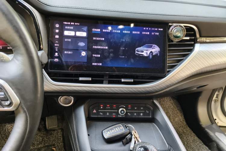 Used Haval F7x 2021 2.0T All-Wheel-Drive Intelligent Performance Version Audio And AC Panel
