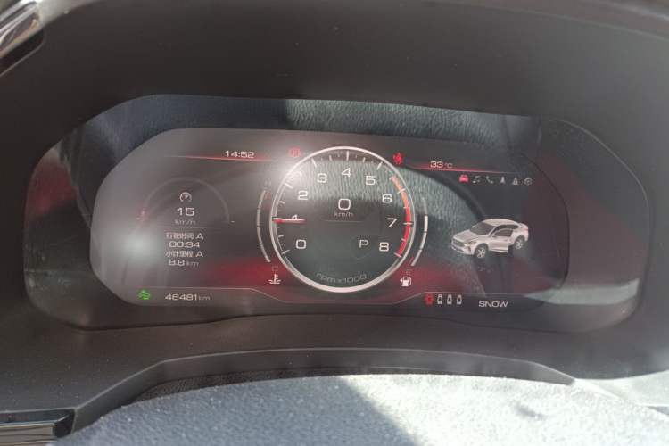 Used Haval F7x 2021 1.5T Two-Wheel Drive Smart Technology Edition Instrument Cluster