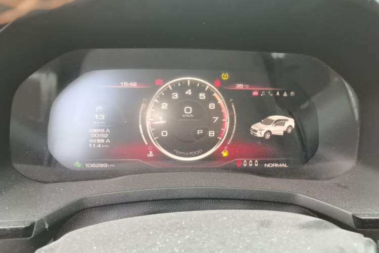 Used Haval F7x 2021 1.5T Two-Wheel Drive Smart Technology Edition Instrument Cluster