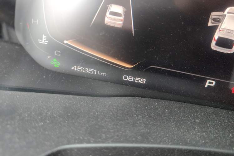 Used Haval F7x 2021 1.5T Two-Wheel Drive Smart Technology Edition Odometer Close Up