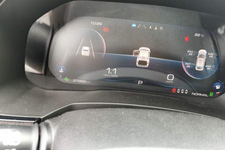 Used Haval F7x 2021 1.5T Two-Wheel Drive Smart Technology Edition Odometer Close Up