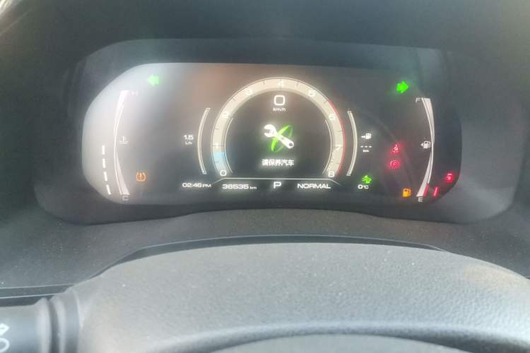 Used Haval F7x 2021 1.5T Two-Wheel Drive Smart & Trendy Edition Odometer Close Up