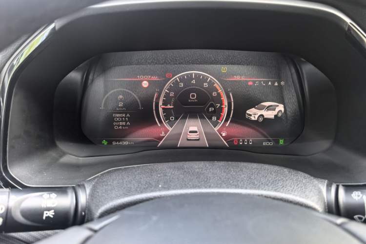 Used Haval F7x 2021 1.5T Two-Wheel Drive Smart Technology Edition Odometer Close Up