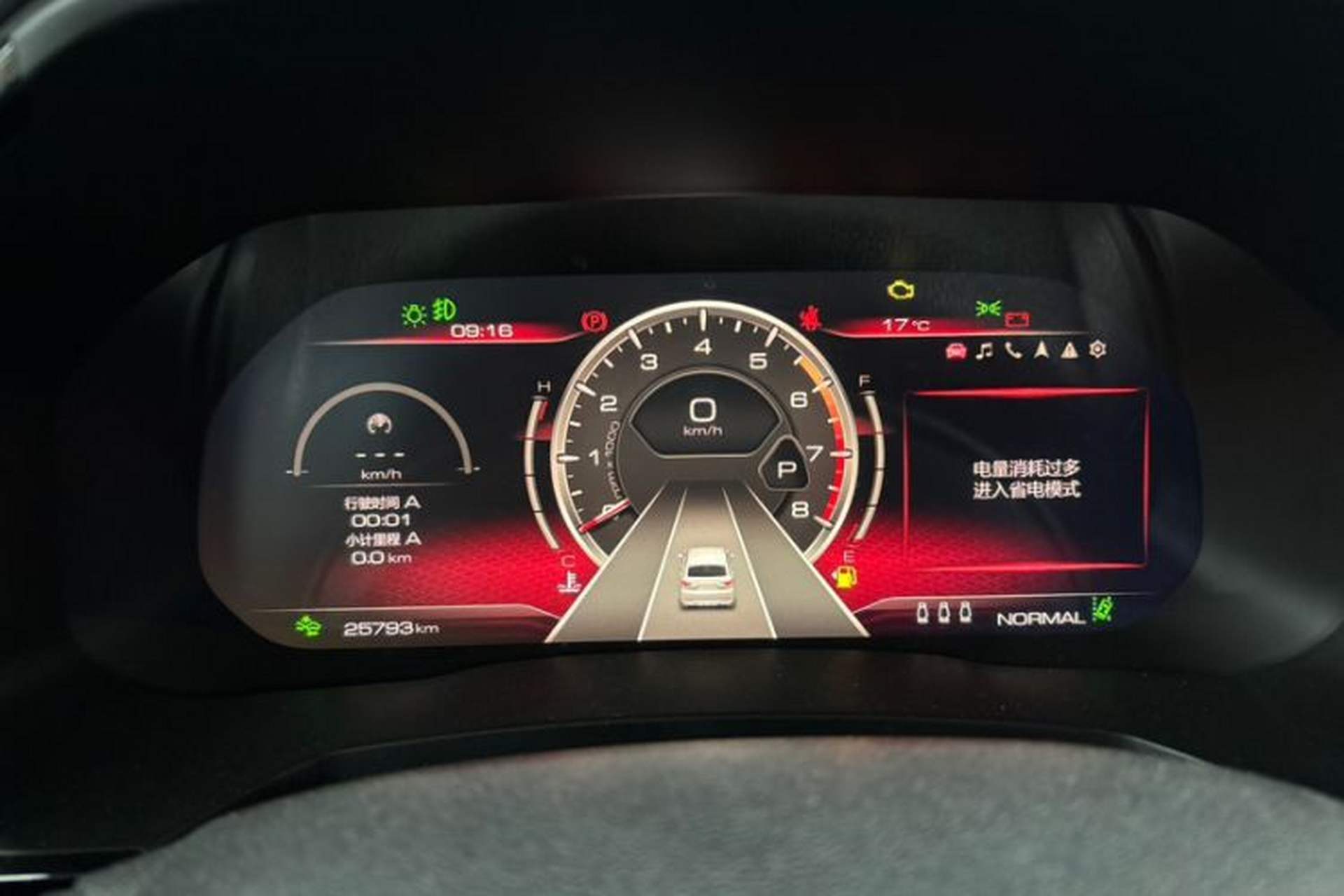 Used Haval F7x 2021 2.0T All-Wheel-Drive Intelligent Performance Version Odometer Close Up