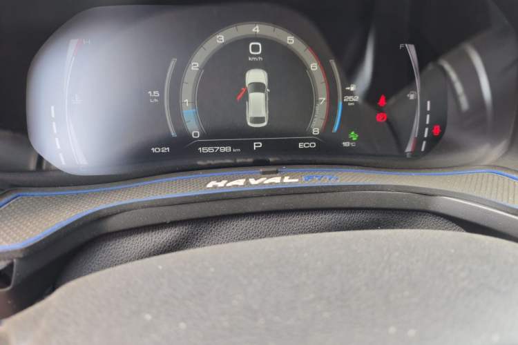 Used Haval F7x 2021 1.5T Two-Wheel Drive Smart & Trendy Edition Odometer Close Up