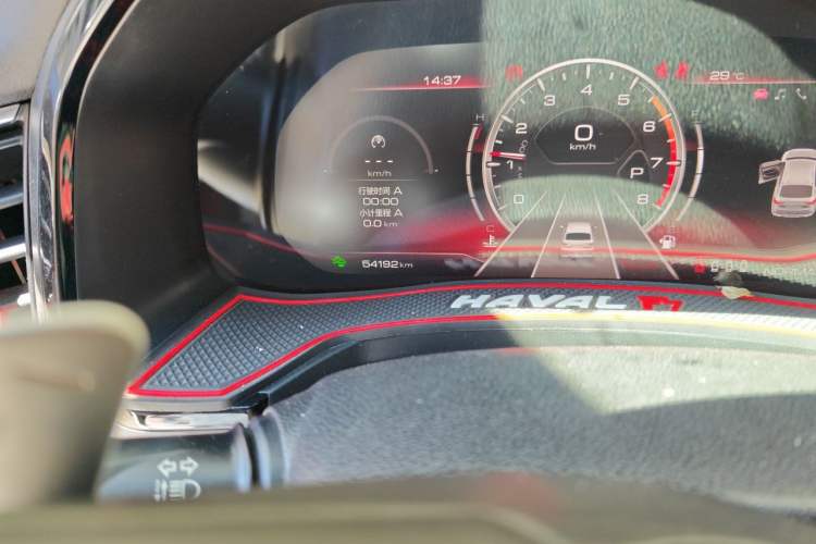 Used Haval F7x 2021 1.5T Two-Wheel Drive Smart Technology Edition Odometer Close Up