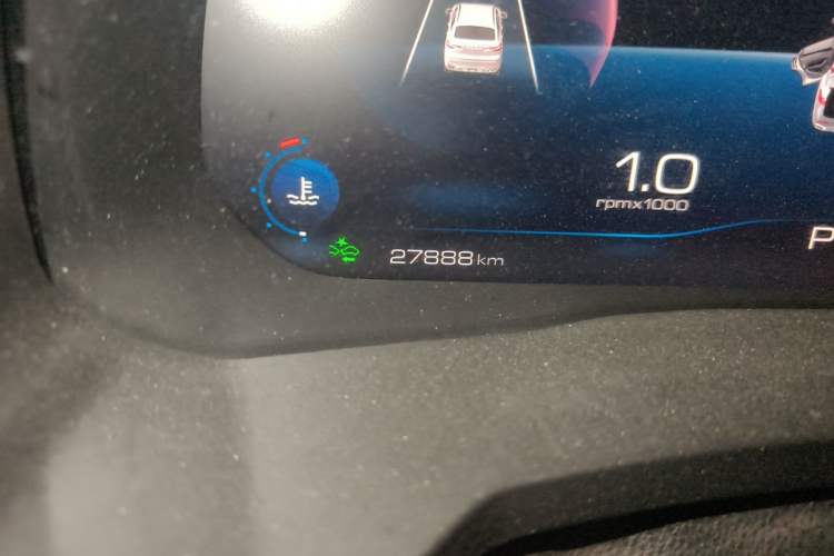Used Haval F7x 2021 1.5T Two-Wheel Drive Smart Technology Edition Odometer Close Up