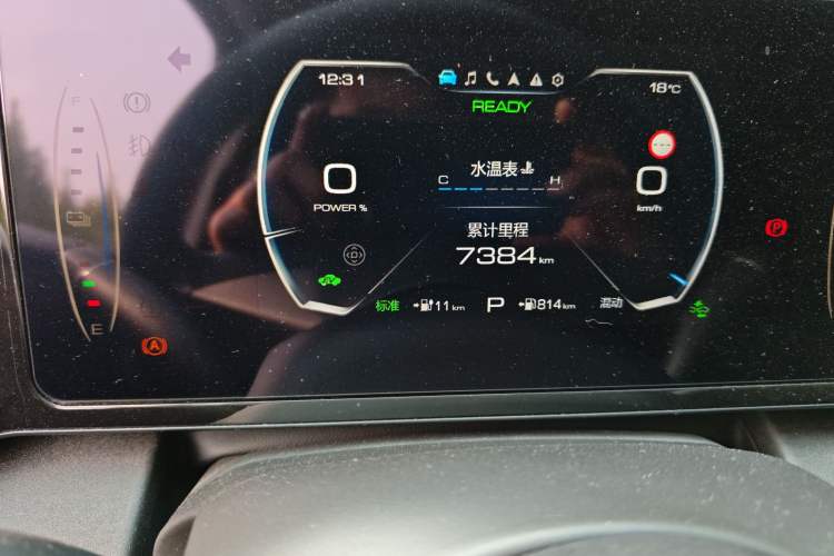 Used Haval Fierce Dragon 2023 1.5L 110KM Navigation Edition Odometer Close Up