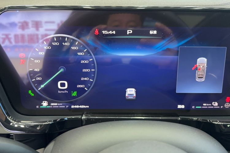 Used Haval Fierce Dragon Max 2023 1.5L Hi4 105 Four-Wheel Drive Navigation Edition Odometer Close Up