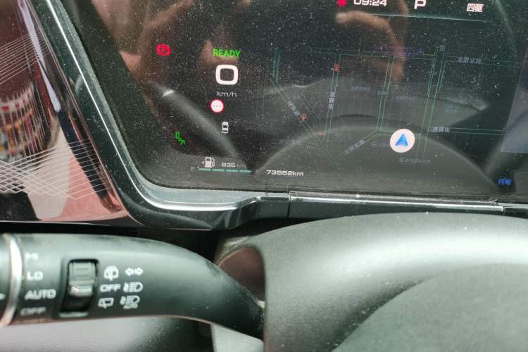 Used Haval Fierce Dragon Max 2023 1.5L Hi4 105 Four-Wheel Drive Navigation Edition Odometer Close Up