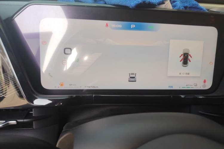 Used Haval Fierce Dragon Max 2023 1.5L Hi4 105 Four-Wheel Drive Navigation Edition Odometer Close Up
