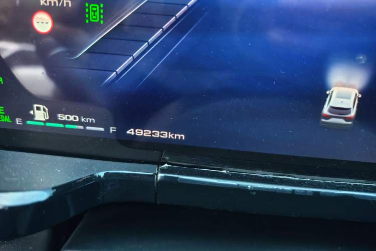 Used Haval Fierce Dragon Max 2023 1.5L Hi4 105 Four-Wheel Drive Navigation Edition Odometer Close Up