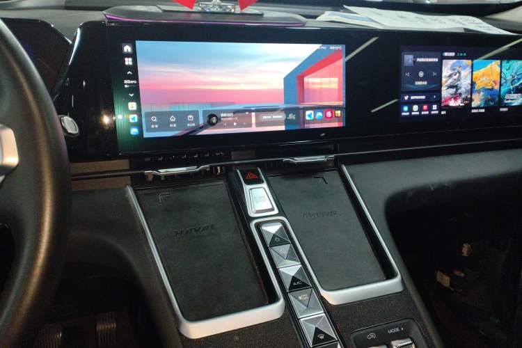 Used Haval Fierce Dragon Max 2023 1.5L Hi4 105 Four-Wheel Drive Smart Flagship Edition Audio And AC Panel