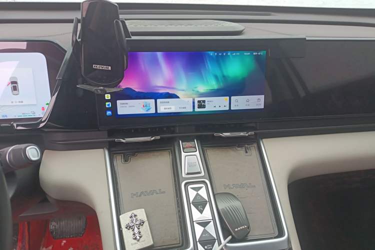 Used Haval Fierce Dragon Max 2023 1.5L Hi4 105 Four-Wheel Drive Navigation Edition Audio And AC Panel