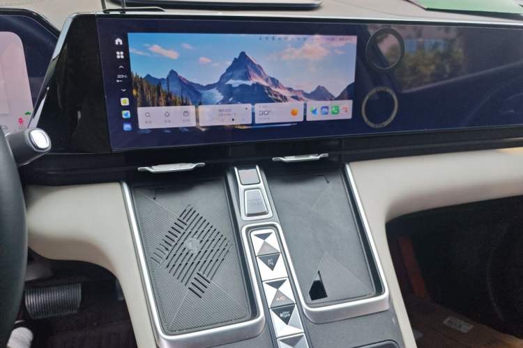 Used Haval Fierce Dragon Max 2023 1.5L Hi4 105 Four-Wheel Drive Smart Flagship Edition Audio And AC Panel
