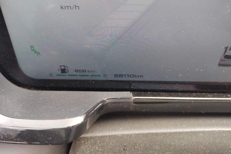 Used Haval Fierce Dragon Max 2023 1.5L Hi4 105 Four-Wheel Drive Smart Flagship Edition Odometer Close Up