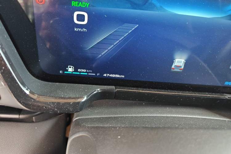 Used Haval Fierce Dragon Max 2023 1.5L Hi4 105 Four-Wheel Drive Smart Flagship Edition Odometer Close Up
