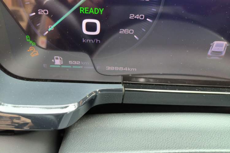 Used Haval Fierce Dragon Max 2023 1.5L Hi4 105 Four-Wheel Drive Navigation Edition Odometer Close Up