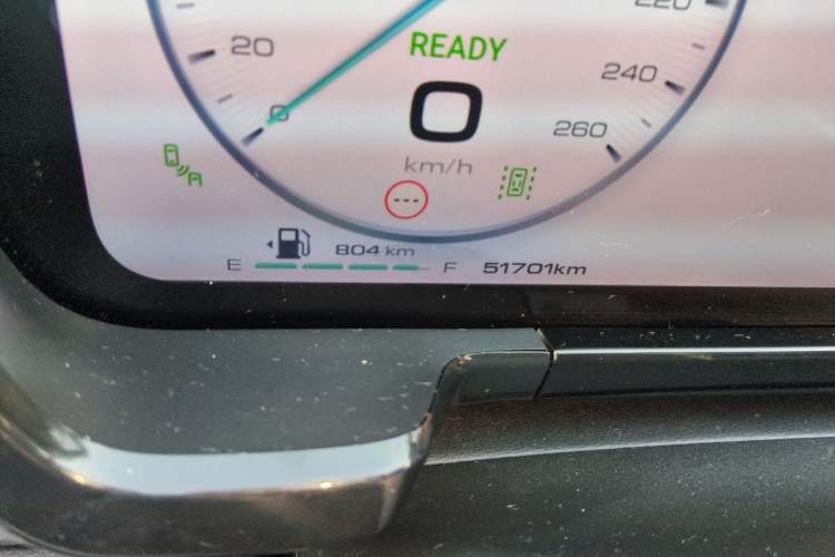 Used Haval Fierce Dragon Max 2023 1.5L Hi4 105 Four-Wheel Drive Smart Flagship Edition Odometer Close Up