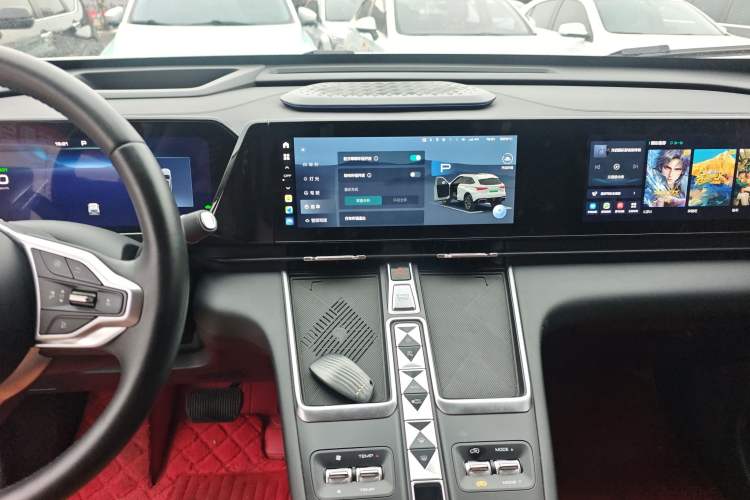 Used Haval Fierce Dragon Max 2023 1.5L Hi4 105 Four-Wheel Drive Smart Flagship Edition Audio And AC Panel