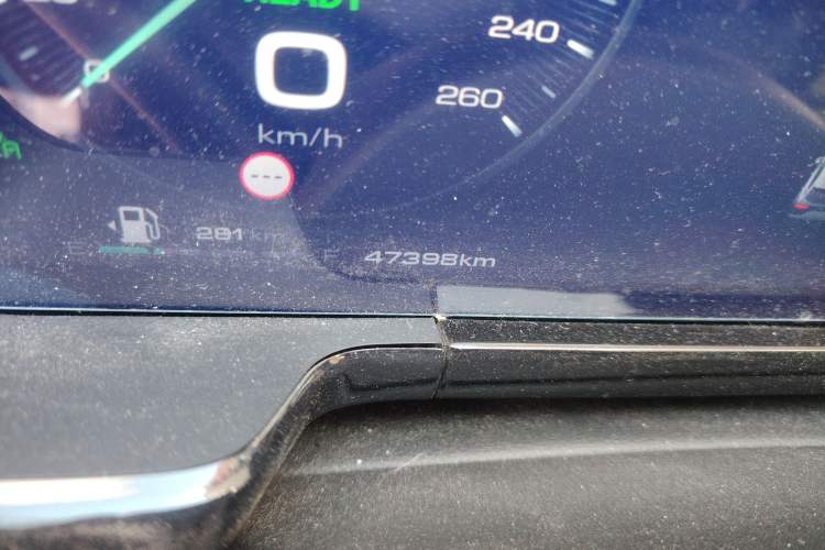 Used Haval Fierce Dragon Max 2023 1.5L Hi4 105 Four-Wheel Drive Navigation Edition Odometer Close Up