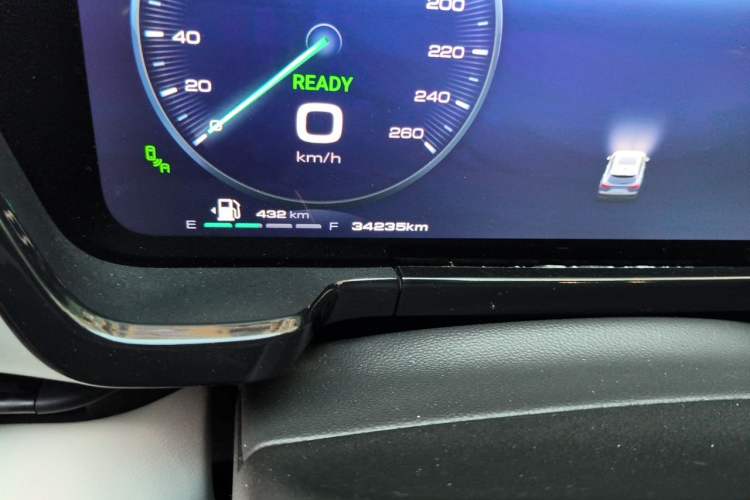 Used Haval Fierce Dragon Max 2023 1.5L Hi4 105 Four-Wheel Drive Smart Flagship Edition Odometer Close Up