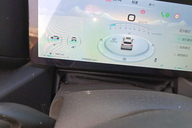 Used Haval H Dog 2023 2.0T All-Wheel-Drive Chaoye Plus Odometer Close Up