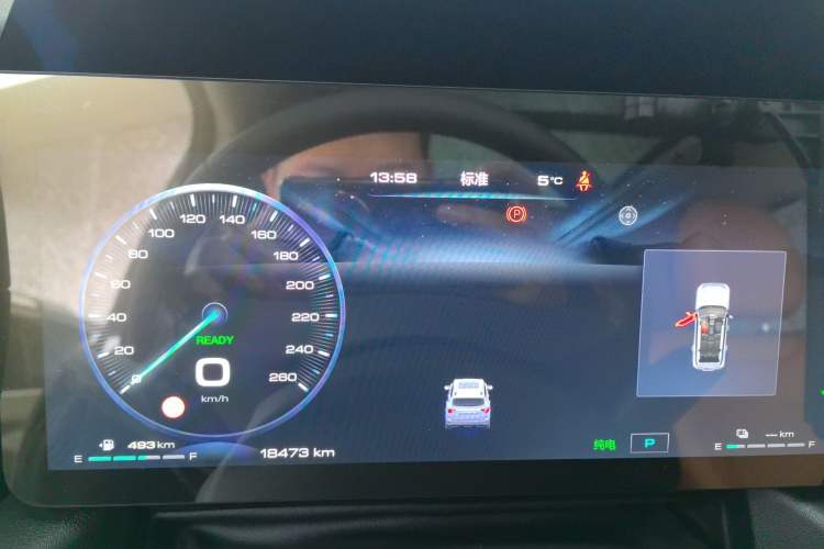 Used Haval H Dog New Energy 2023 DHT-PHEV 105km Tide Electric Version Plus Odometer Close Up
