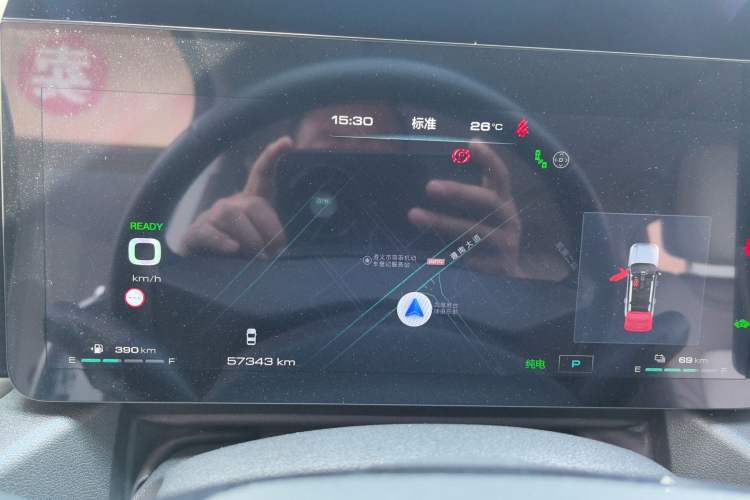 Used Haval H Dog New Energy 2023 DHT-PHEV 105km Tide Electric Version Plus Odometer Close Up