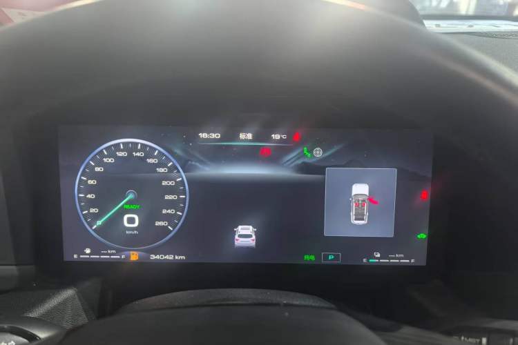 Used Haval H Dog New Energy 2023 DHT-PHEV 105km Tide Electric Version Plus Odometer Close Up