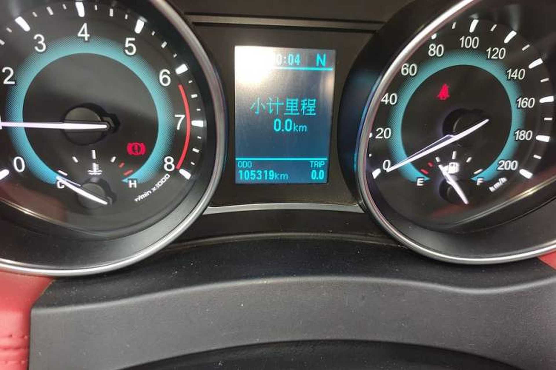 Used Haval H1 2015 1.5L AMT Luxury Model Odometer Close Up