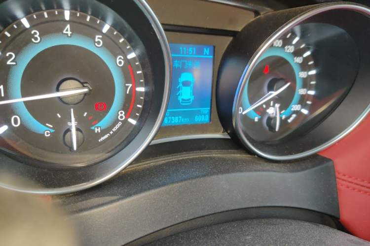 Used Haval H1 2015 1.5L AMT Luxury Model Odometer Close Up