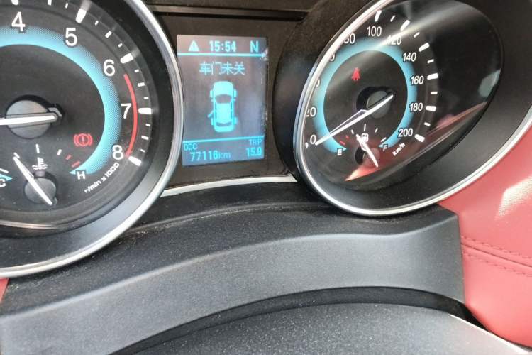 Used Haval H1 2015 1.5L AMT Luxury Model Odometer Close Up