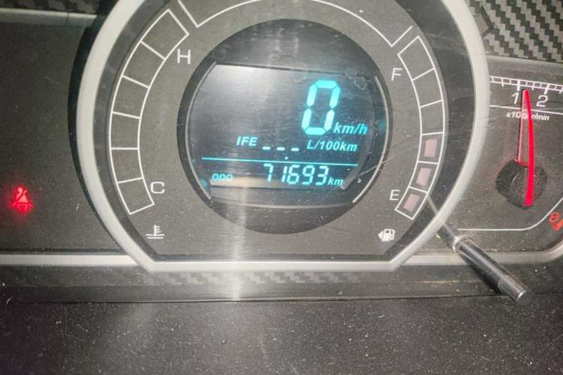 Used Haval H1 2016 Red Label 1.5L Manual Luxury Model Odometer Close Up