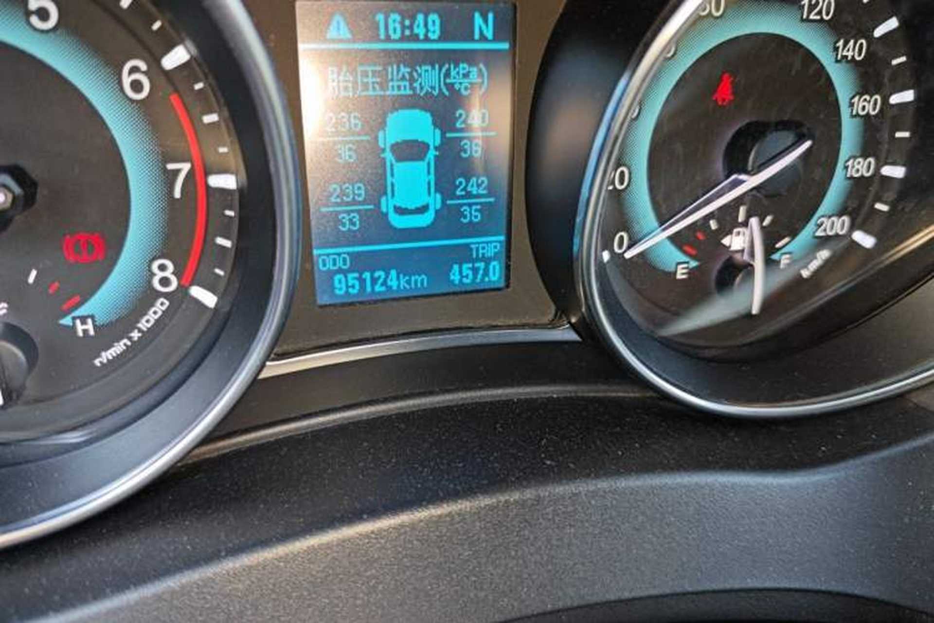 Used Haval H1 2016 Revised Version Blue Badge 1.5L AMT Luxury Edition Odometer Close Up