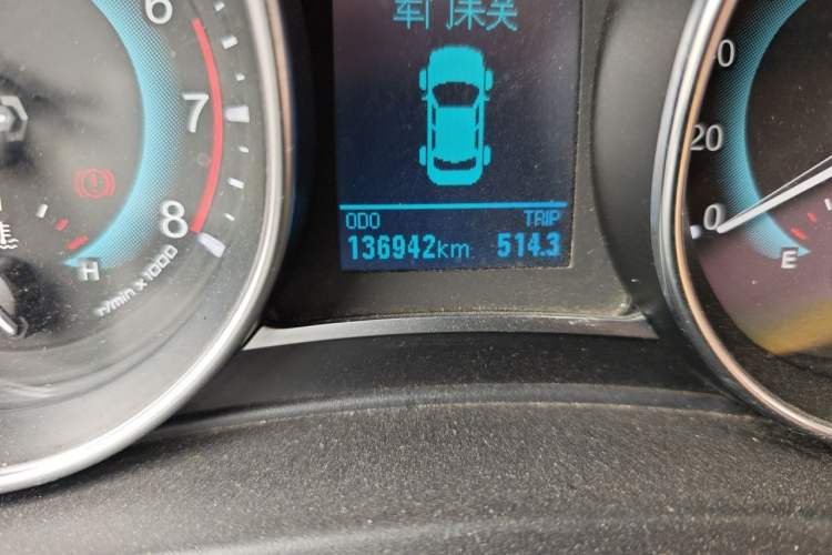Used Haval H1 2016 Blue Label 1.5L AMT Luxury Model Odometer Close Up