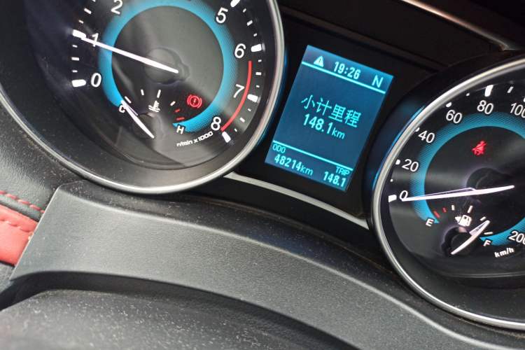 Used Haval H1 2016 Revised Version Blue Badge 1.5L AMT Comfort Edition Odometer Close Up