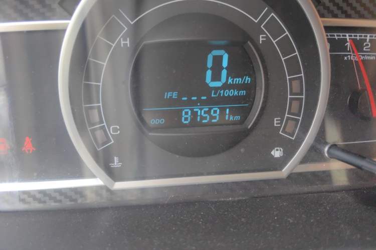Used Haval H1 2016 Red Label 1.5L Manual Comfort Edition Odometer Close Up
