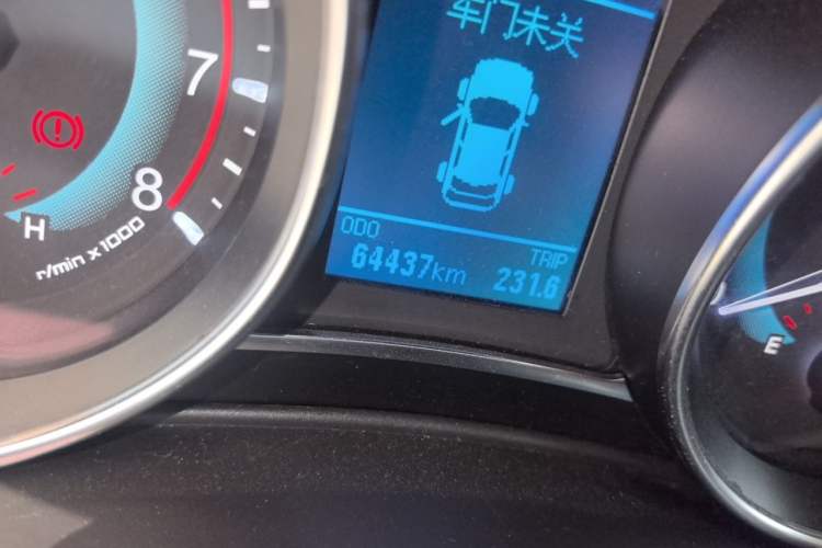 Used Haval H1 2016 Revised Version Blue Badge 1.5L Manual Comfort Edition Odometer Close Up