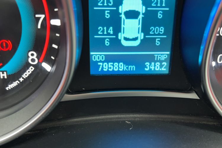 Used Haval H1 2016 Blue Label 1.5L Manual Urban Model Odometer Close Up