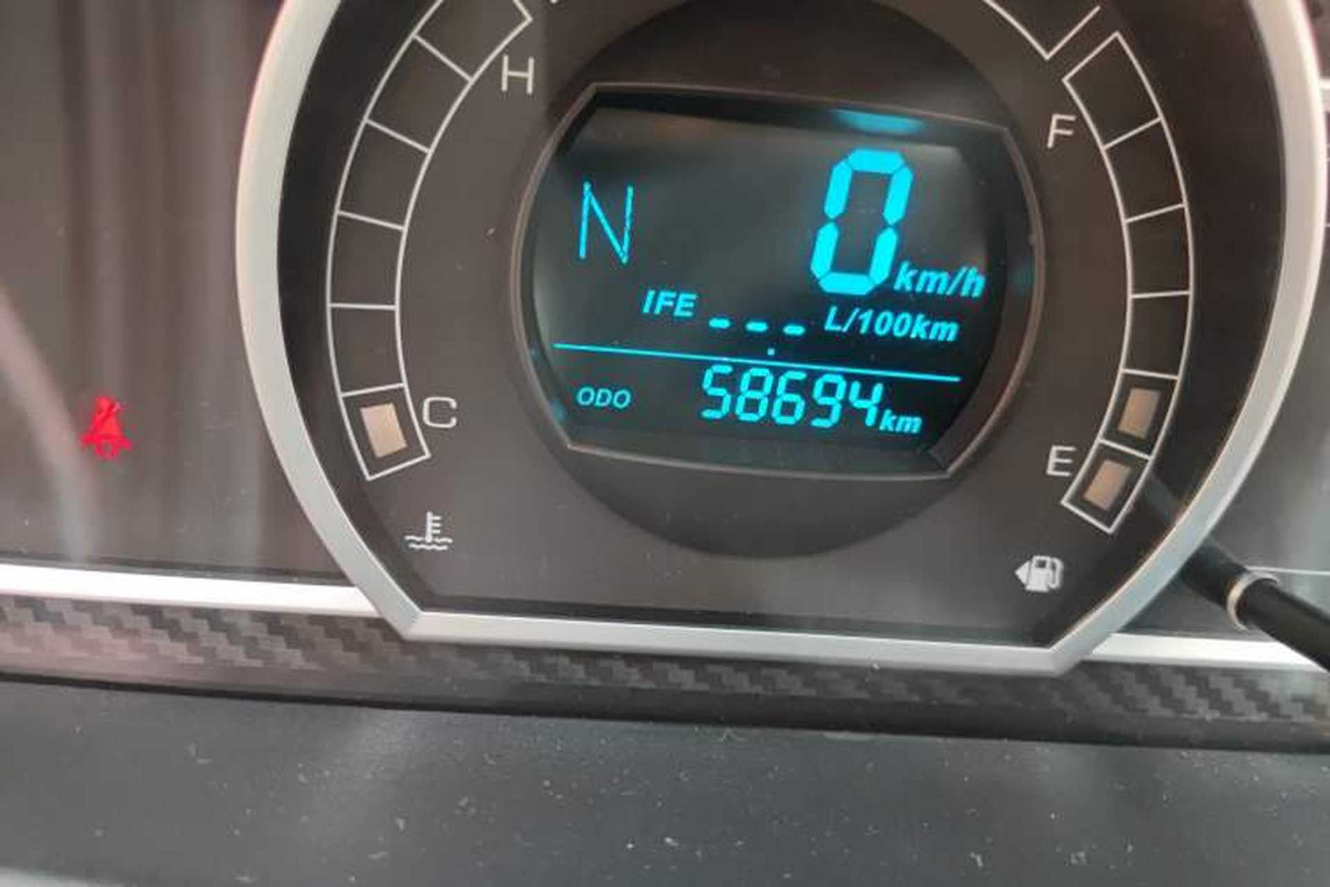 Used Haval H1 2016 Red-Label 1.5L AMT Luxury Model Odometer Close Up